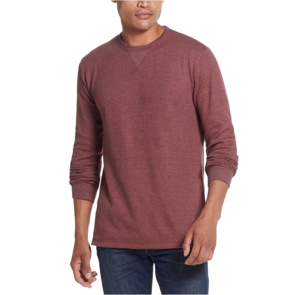 Weatherproof Mens Waffle Knit Basic T-Shirt, NWT